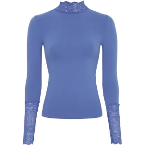 Abby Blouse turtle lace LS - Alaska
