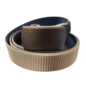 Bransholm Kanvas Smart Belt Blå/Sand
