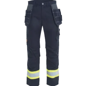 Flammehæmmende Tera TX håndværker buks m/refleks, navy (APC 1 / ELIM: 8,1 cal/cm²)
